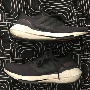 Adidas UltraBoost 21 Gray Screaming Orange 2021 Shoes Sneaker 
Men Size 9